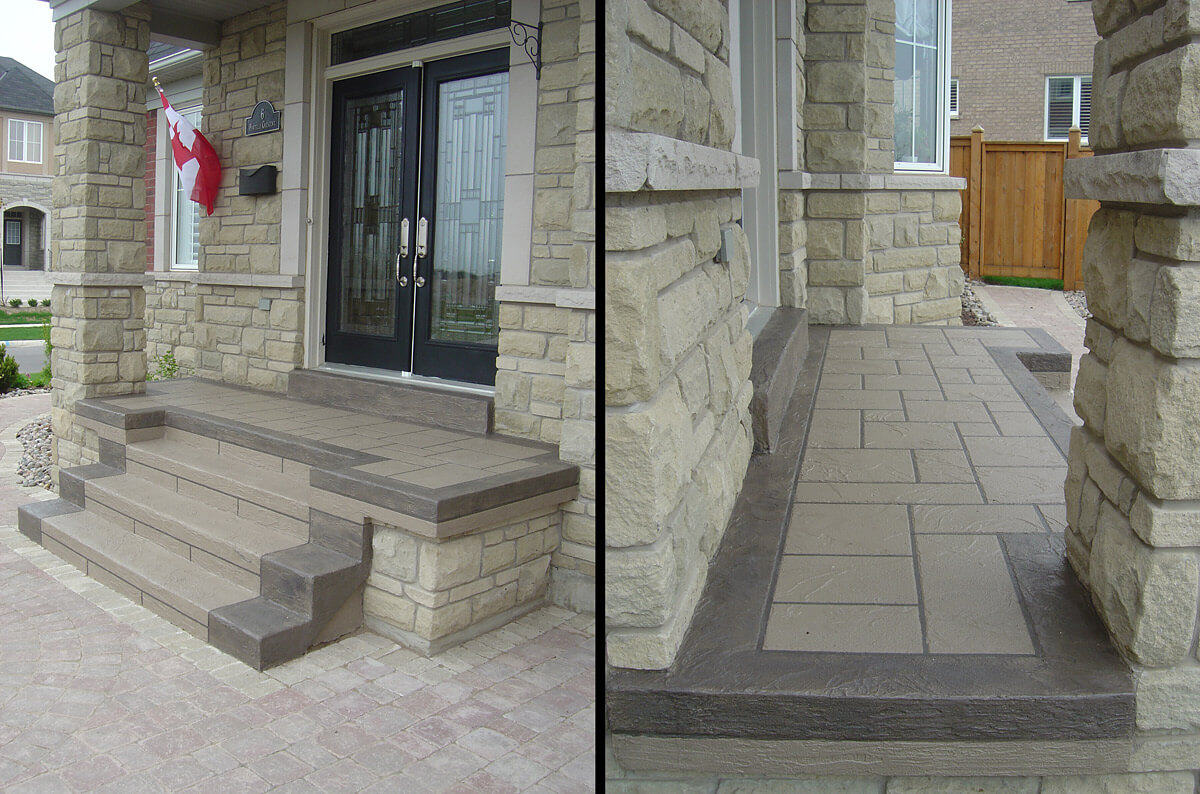 Concrete Repair and Restoration Before and After - Milton, Ontario