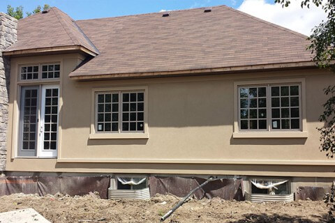 Maple Ave, Georgetown – Exterior Stone and Stucco