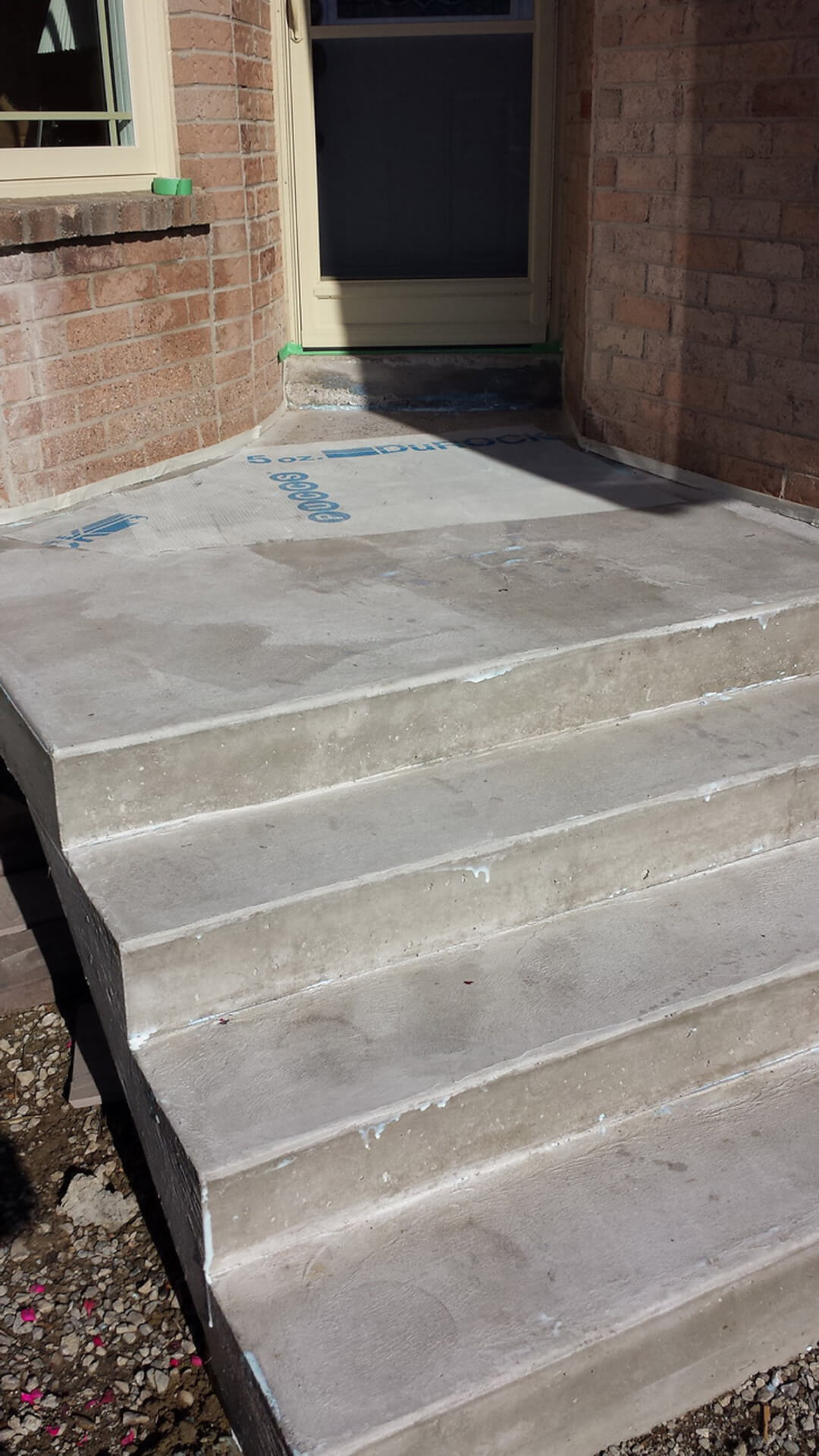Front Porch and Steps Designs - Repair Broken Concrete Step