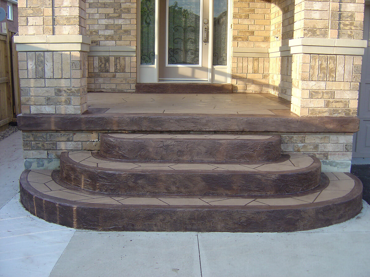 Resurface Concrete Steps | Decorative Concrete Overlay