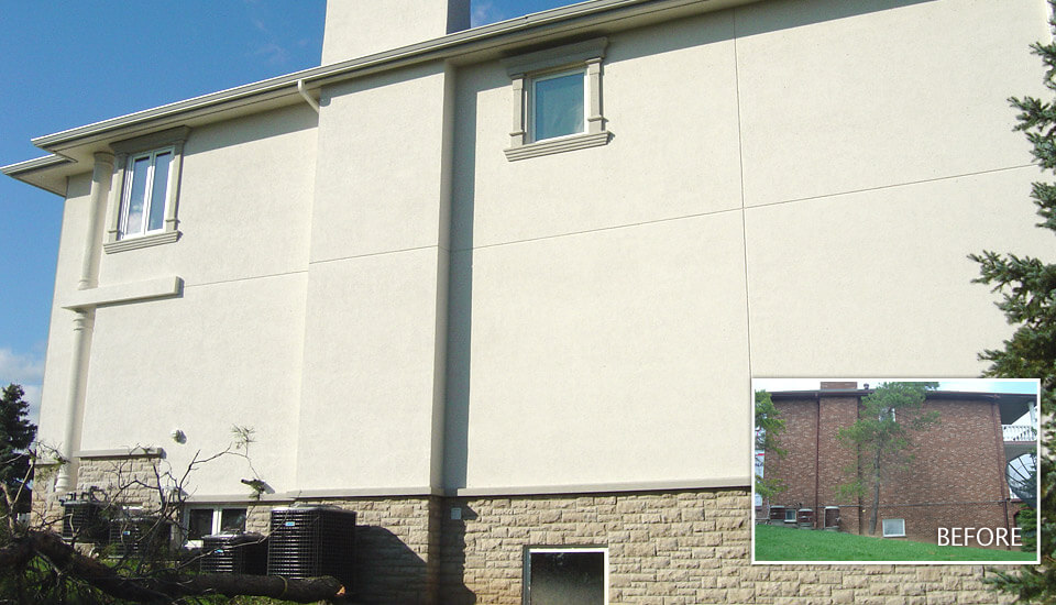 Before-After - Stucco Design