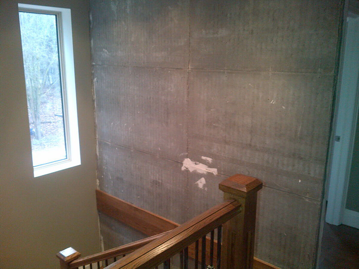 Indoor Wall Ready for Natural Stone Installation